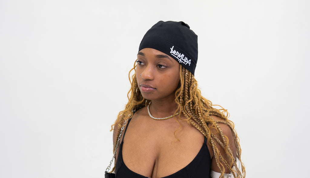Black Skull Cap