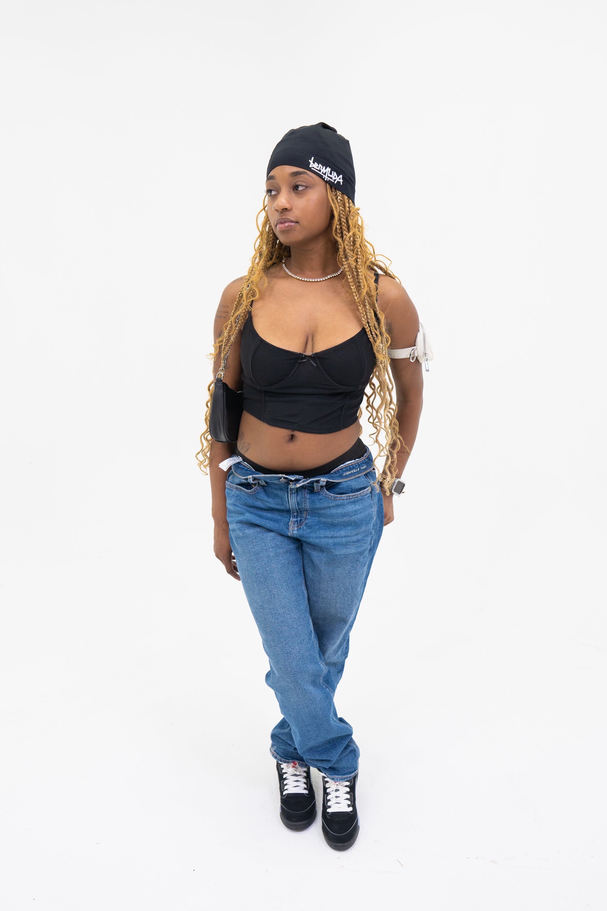 Black Skull Cap